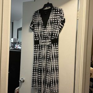 Used Black and White Lane Bryant Dress Size 22/24